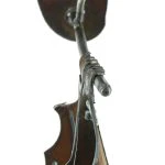 Wall Metal Bat Hanging  with Closed Wings Sculpture - Image 4